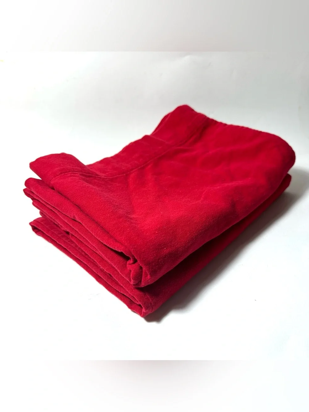 Vintage LL Bean Flannel Pillowcases Set Of 2 Red Germany Czech 71341
